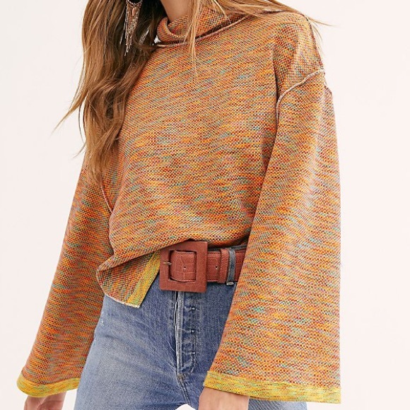 Free People Sweaters - Free People Sunny days Turtle neck NWT XS